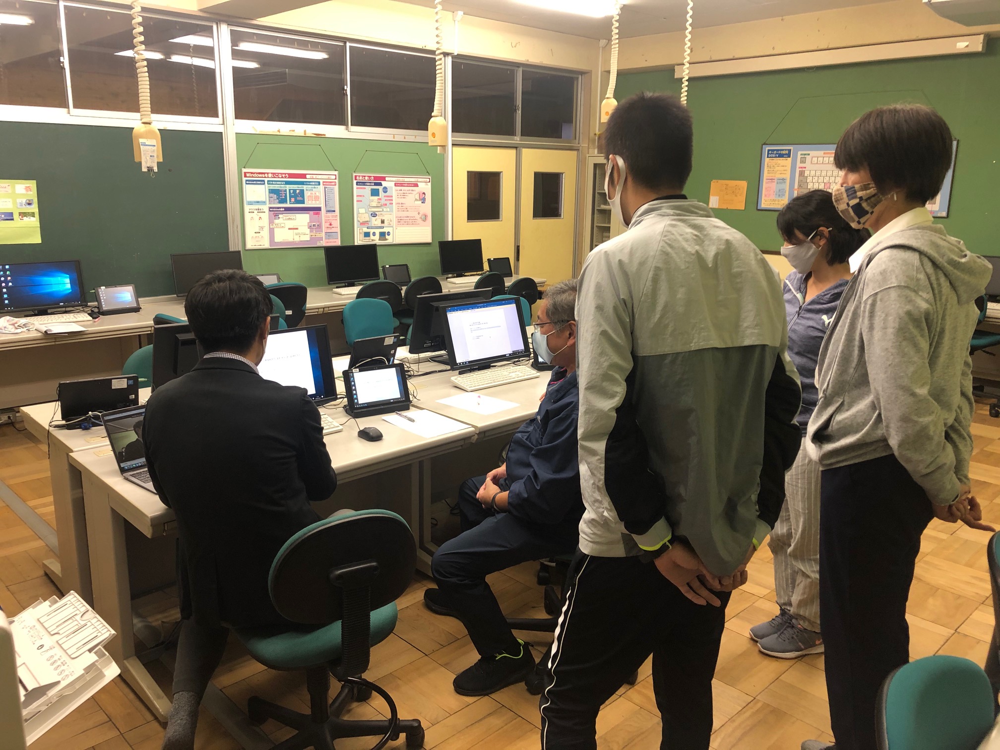 埼玉県比企郡ときがわ町の小中学校でのICT研修を実施しました（2020年10月9日　第１回明覚小学校）