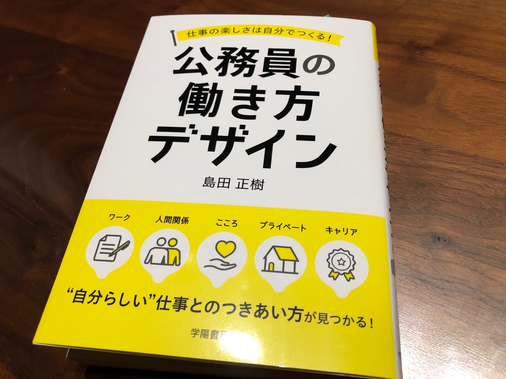 『仕事の楽しさは自分でつくる！　公務員の働き方デザイン』（島田正樹 著）から学ぶ　