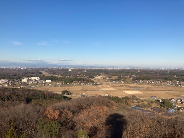 二ノ宮山展望塔（滑川町）にいってきました（2021年12月20日）