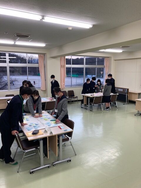 埼玉県立鳩山高校生徒会で「地域連携」に関する作戦会議を行いました（2023年1月17日）