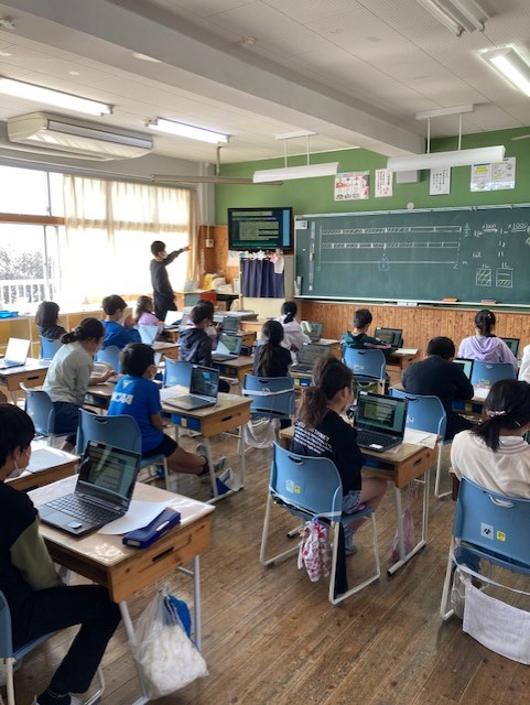 ときがわ町立玉川小学校にてICT支援を実施しました（2023年3月9日）