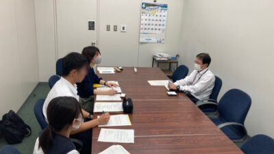 県立鳩山高校生徒会の皆さんと東京電機大学を訪問しました　～鳩高祭×地域連携「♡（はーと）プロジェクト」～（2023年6月16日）
