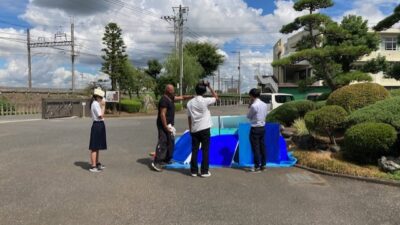 県立坂戸高校生徒会による「（仮）笑顔の架け橋プロジェクト」打合せ（2023年8月22日）