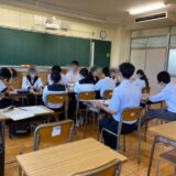 県立鳩山高校による鳩高祭×地域連携「♡（はーと）プロジェクト」本番前の最終打合せ（2023年9月5日）