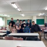 県立坂戸高校の総合的な探究の時間で、筑波大学附属坂戸高校卒の現役大学生に探究活動の実践例をお話しいただきました（2023年12月18日）