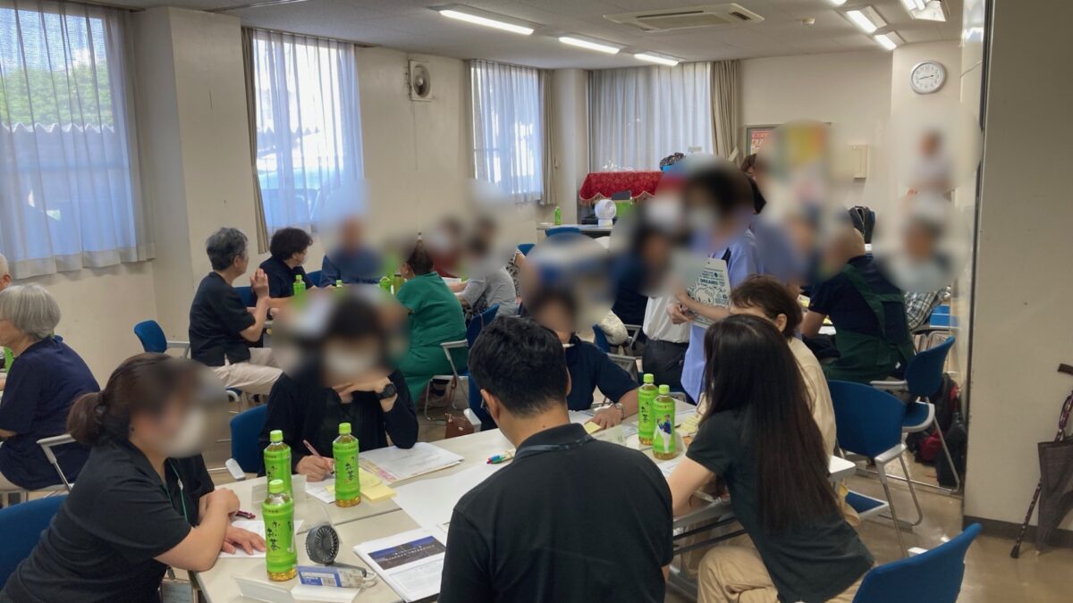 地域ミーティングで、「『あったらいいな』をじぶんたちごとで考えるまちづくり」についてお話しました（2025年7月5日）