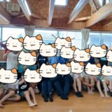 坂戸高校2年生の生徒5人が、民間学童にじそらクラブに遊びにきてくれました（2025年8月20日）