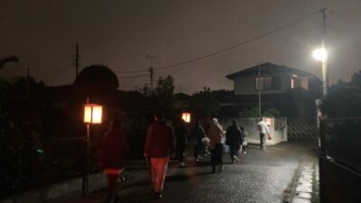 毛呂山町立歴史民俗資料館主催「絵灯篭の夕べ」に参加しました(2025年10月11日)