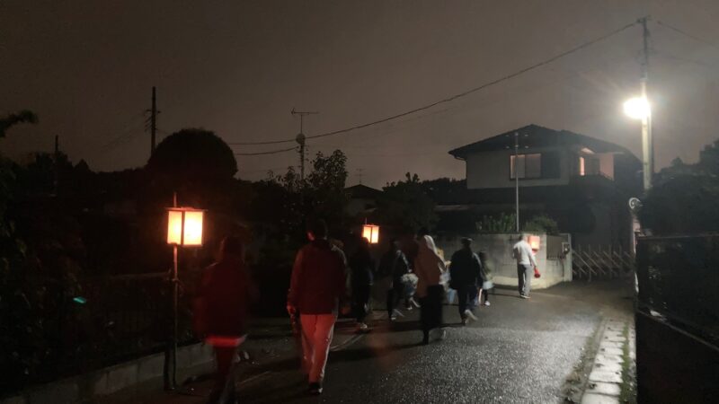 毛呂山町立歴史民俗資料館主催「絵灯篭の夕べ」に参加しました（2025年10月11日）