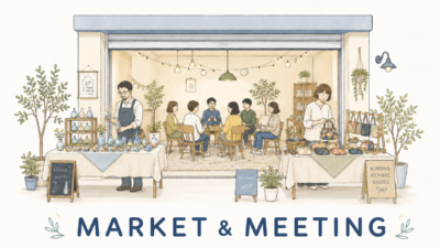【開催告知】6/19北坂戸団地商店街の空き店舗活用プロジェクト「MARKET & MEETING」を開催します！　～　キタサカまちづくり部　～
